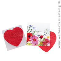 Herzliche Blumengre - eine bunte Blumenwiese als Werbeartikel mit Ihrem Logo verschenken!