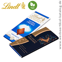 Lindt & Sprngli EXCELLENCE Tafel Vollmilch - Marken Schokoladentafel als Werbemittel, bedruckt mit Ihrem Firmenlogo