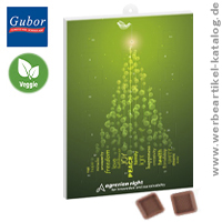 reinpapier® Schoko-Adventskalender, nachhaltige Weihnachtsgeschenke mit Branding