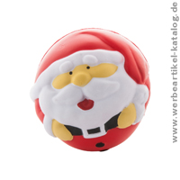 Santa Claus Antistressball als Werbemittel Weihnachten!