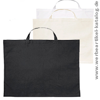 Big Bag - groe Baumwolltache mit zwei kurzen Henkeln als Werbeartikel mit Ihrem Logo.