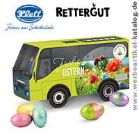 Bus Prsent Ostern, se Ostergeschenke mit Ihrem inidividuellen Branding!