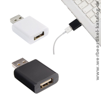 Datenübertragungsblocker DATA SHIELD, USB Werbemittel