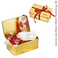 Goldbox No.2 - süße Weihnachtspräsente für Kunden.