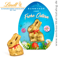 Lindt Mini Goldhase - leckerer Schokoladen Osterhase fr Ihre Werbung an Ostern! 