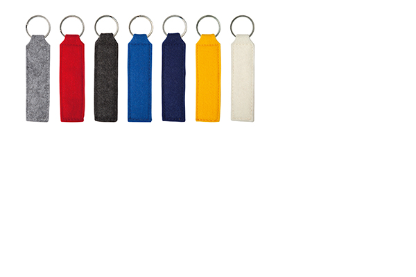 Werbeartikel Schlüsselanhänger aus Filz, mit Ihrem Logo