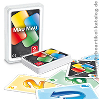 MAU MAU, lustiges und temporeiches Kartenspiel als Werbeartikel fr die ganze Familie!