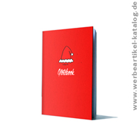 Weihnachts Notizbuch A4  - schöne Werbemittel als Kundenpräsent Weihnachten