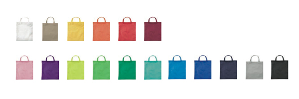 Polypropylen Tasche mit kurzen Henkeln, günstige Werbeartikel Taschen  
