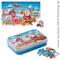 PAZURU - Puzzle mit weihnachtlichem Motiv als Werbegeschenk Weihnachten fr Kinder!