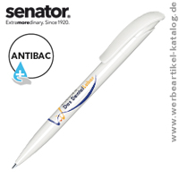 Senator Challenger Polished Antibac -  Werbemittel Kugelschreiber mit antibakteriell wirkender Oberflche.