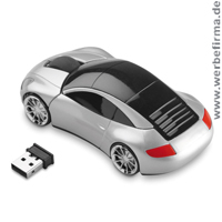 wirless Mouse in Form eines Autos, Werbeartikel fr die KFZ und Computer Branche