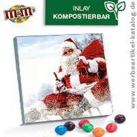 XS Adventskalender M&Ms als Werbemittel fr Weihnachten, fr ein Weihnachtsmailing oder als Weihnachtskarte. 