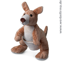 Das Känguru Horst ist ein Werbemittel Plüschtier, bei dem Ihr Logo auf einem Schal, einem Hastuch oder per Doming angebracht werden kann.