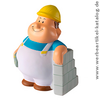 Maurer Bert - Anti Stress Werbemittel für die Baubranche.