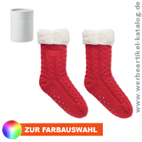 CANICHIE, Socken mit Zopfstrickmuster als Werbemittel nicht zur an Weihnachten.