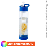 Tutti frutti 740 ml Tritan Trinkflasche mit Fruchtsieb - Werbeartikel mit Ihrem Logo im Tampondruck