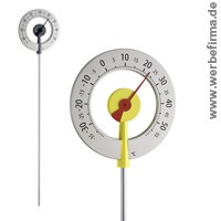 Design Werbeartikel Thermometer fr den Garten / Werbeartikel Thermometer mit Werbeaufdruck 