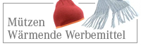 Wrmende Werbeartikel fr den Winter mit Schals, Mtzen und Handschuhen