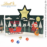 Lindt Adventskalender Buch Pop-Up Eco - süße Werbegeschenke, die Weihnachten schöner machen! 