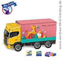 Adventskalender LKW Ahoj Brause, Werbemittel Adventskalender, der Aufmerksamkeit sorgt!