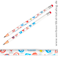 Verkehrszeichen Bleistift für Kinder als Streuartikel zur Einschulung oder Werbeartikel rund zum Thema Verkehrssicherheit